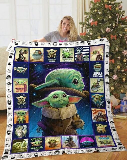 Baby Yoda Blanket Quilt B23