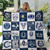 Indianapolis Colts Quilt Blanket Rze1
