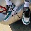 Philadelphia Eagles 2 Air Force 1 Shoes Rze1