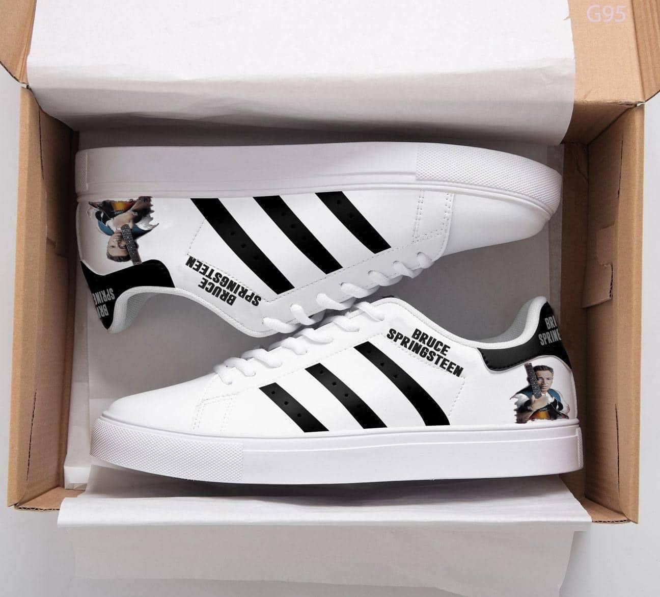 Bruce Springsteen Skate Stan Smith Shoes New B22