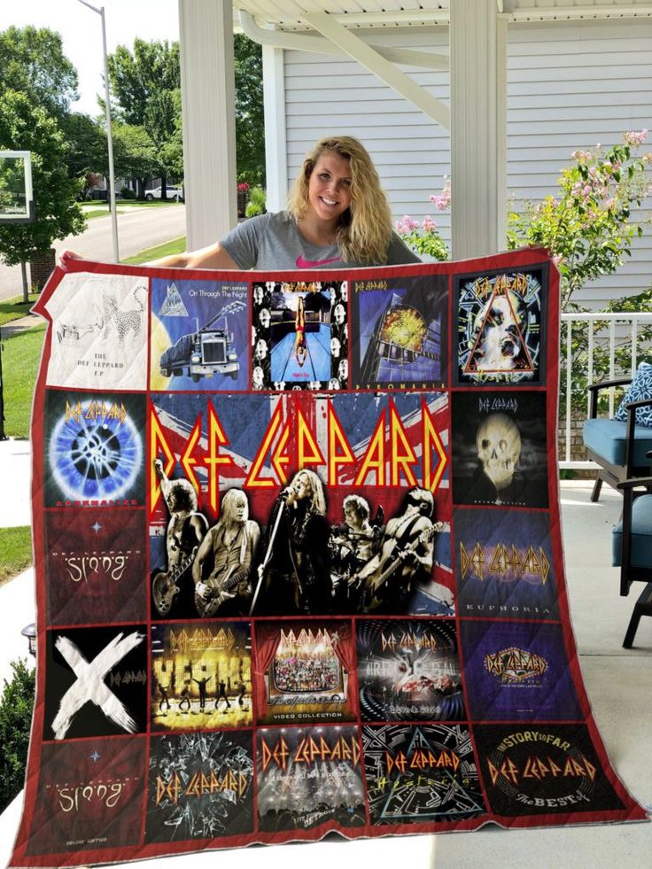 Def Leppard  Blanket Quilt B23
