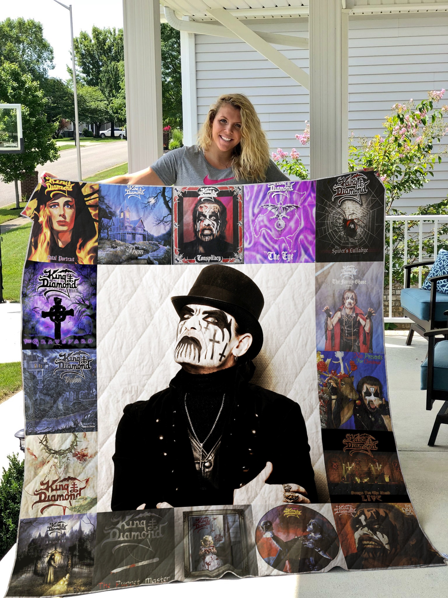 King Diamond Blanket Quilt TH21