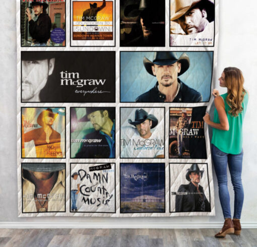 Tim McGraw 1 Quilt Blanket Quilt M08