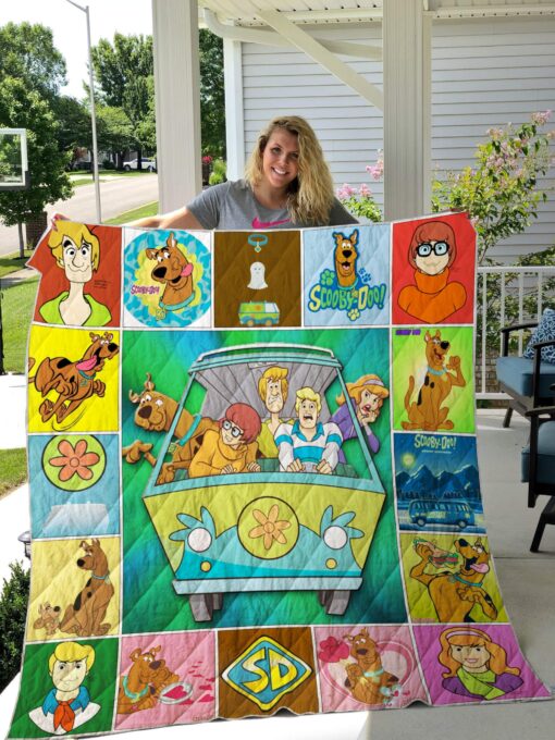 Scooby-Doo TV Quilt Blanket Rze2