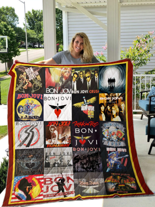 Bon Jovi Blanket Quilt Rze1
