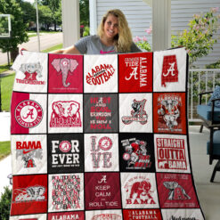 Alabama Crimson Tide Blanket Quilt TN