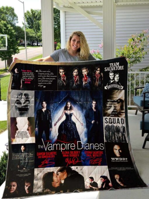 The Vampire Diaries Blanket Quilt TN