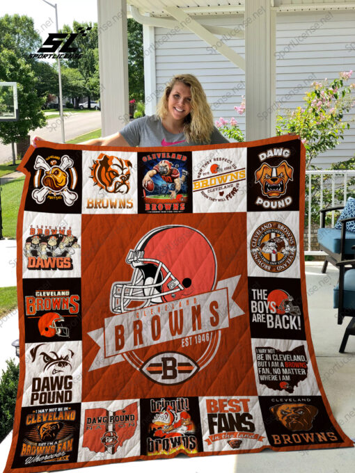 Cleveland browns 1 Blanket Quilt MIH08
