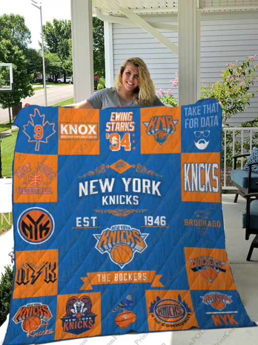 New York Knicks Blanket Quilt TN