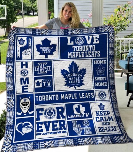 Toronto Maple Leafs  2 Blanket Quilt TN