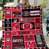 Georgia Bulldogs Blanket Quilt TN