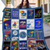 Kansas Jayhawks Quilt Blanket Rze1