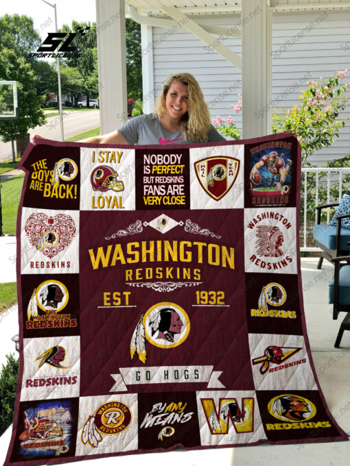 Washington Redskins Blanket Quilt Rze1