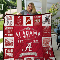 Alabama Crimson Tide Lover Blanket Quilt TN