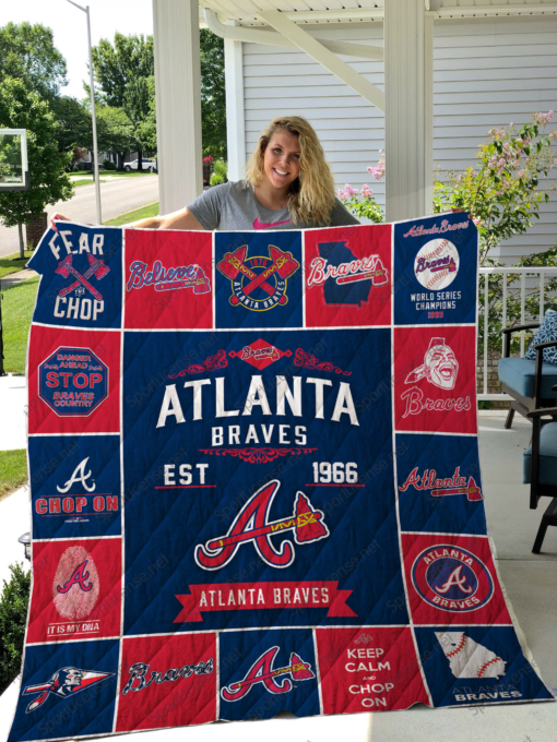 Atlanta Braves Lover Blanket Quilt B21