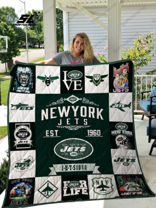 New York Jets Blanket Quilt Rze1