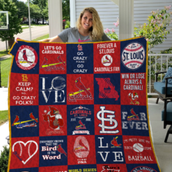 St. Louis Cardinals Lover Blanket Quilt TN