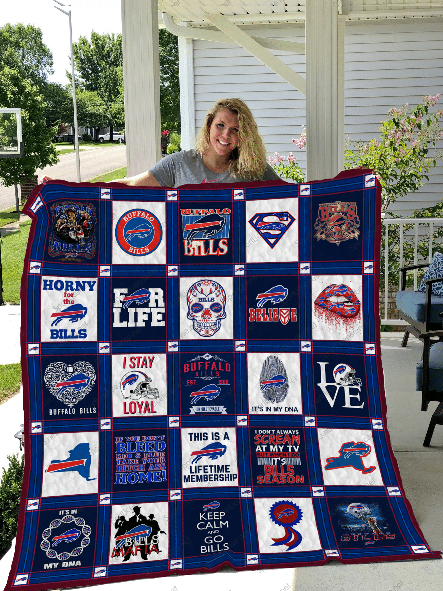 Buffalo Bills Lover Blanket Quilt TN
