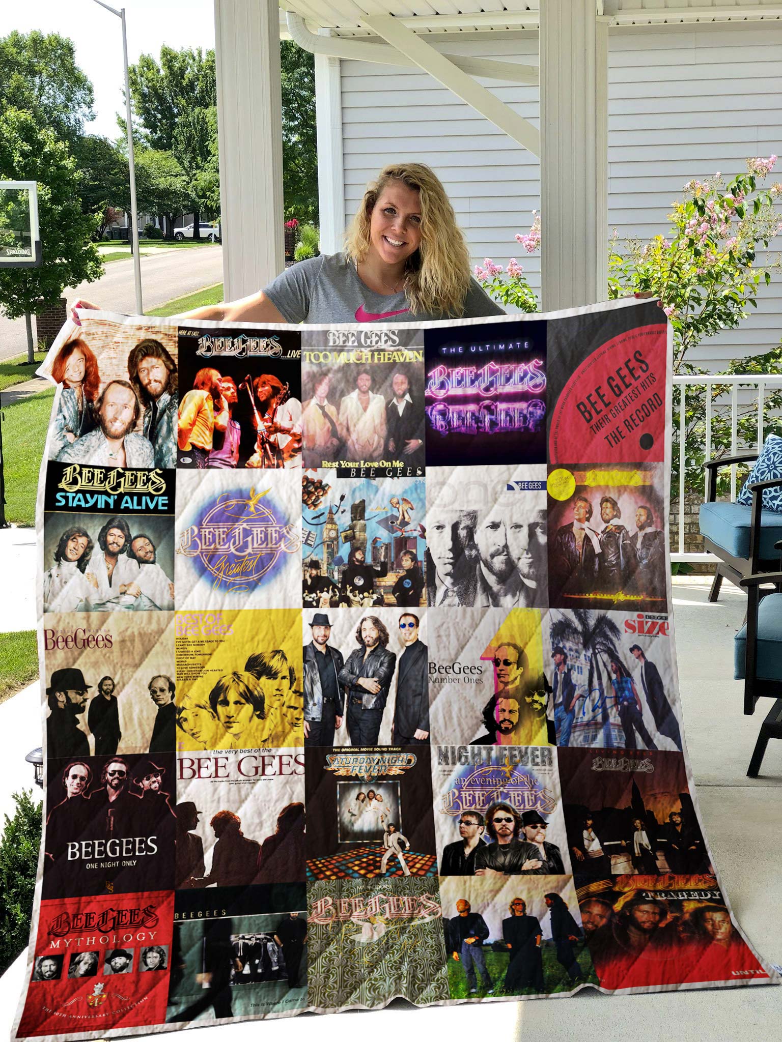 Bee Gees 1 Blanket Quilt Rze1
