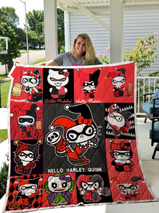 Harley Quinn Blanket Quilt Rze1