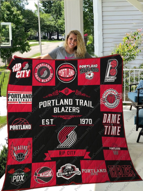 Portland Trail Blazers 1 Blanket Quilt Rze1