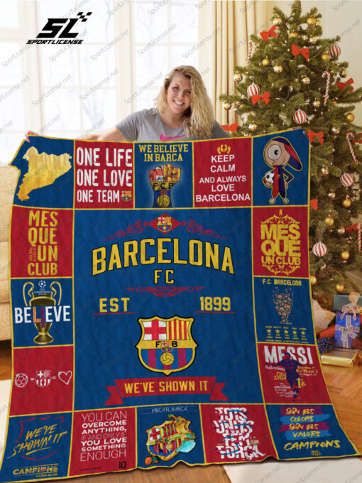 Barcelona Fc Blanket Quilt B20