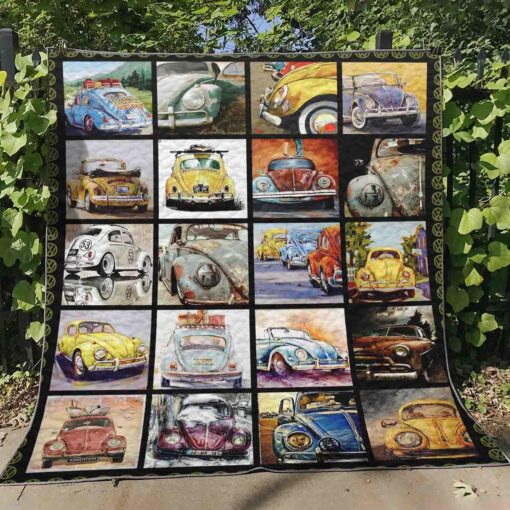 Volkswagen Vintage Blanket Quilt B22