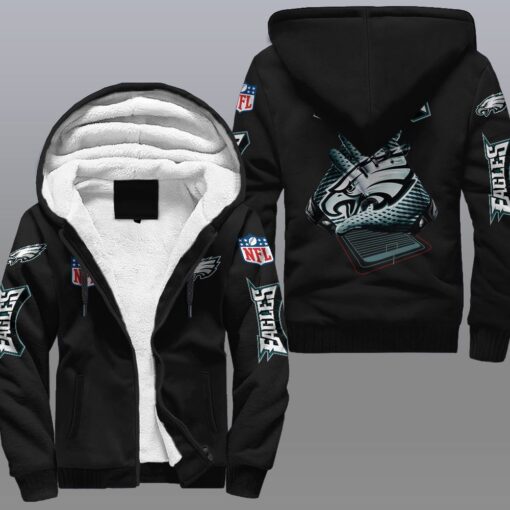 Philadelphia Eagles Fleece Jacket Rze2
