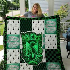 Slytherin Harry Potter 1 Quilt Blanket Quilt Rze1