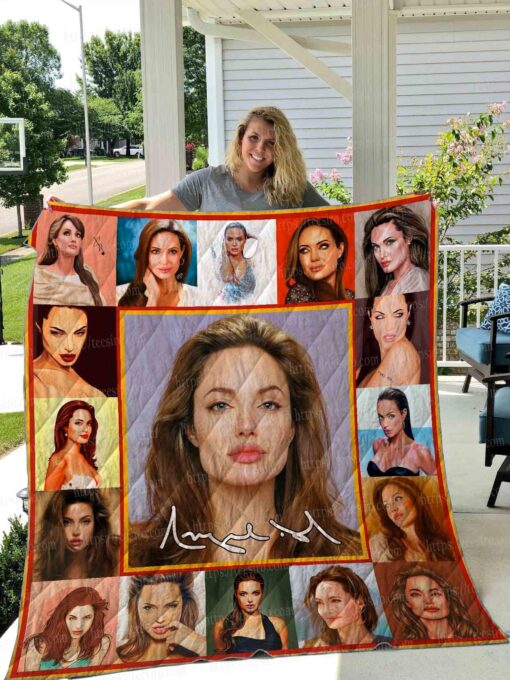 Angelina Jolie Blanket Quilt M08