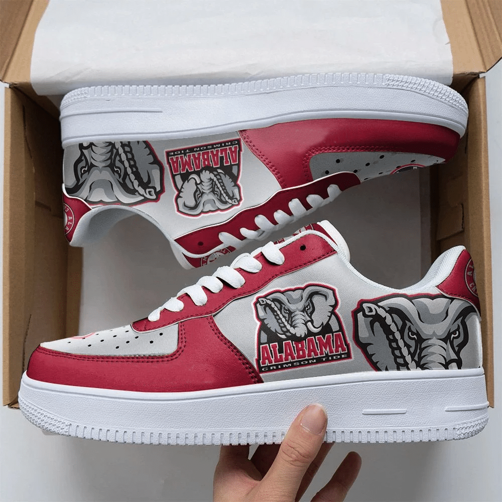 Alabama Crimson Tide Air Force 1 Shoes Rze1