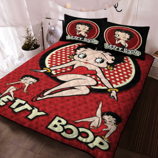 Betty Boop a1 Quilt Bedding Set Rze1