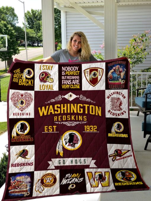 Washington Redskins Blanket Quilt Rze2