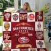San Francisco 49ers Blanket Quilt Rze2