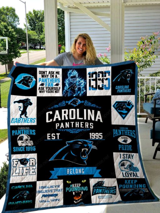 Carolina Panthers Blanket Quilt Rze2