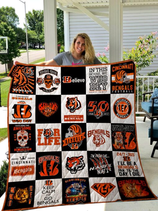 Cincinnati Bengals Blanket Quilt Rze2