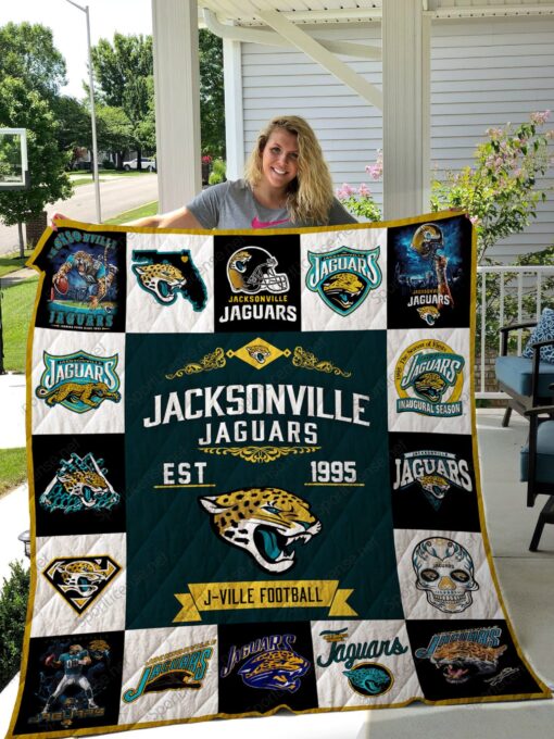 Jacksonville Jaguars Blanket Quilt Rze2