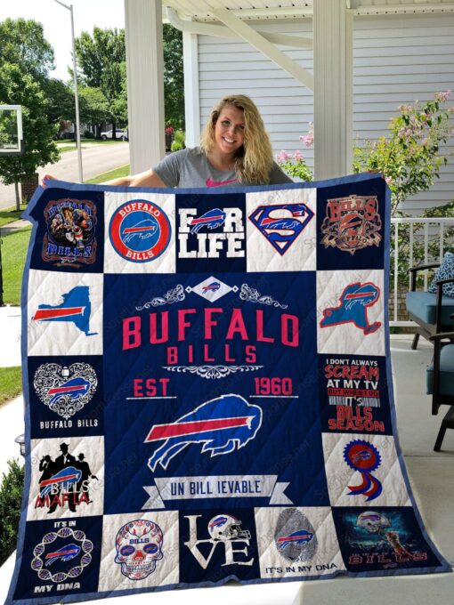 Buffalo Bills Blanket Quilt Rze2