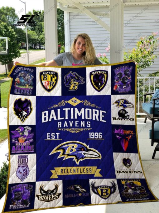 Baltimore Ravens Blanket Quilt Rze1