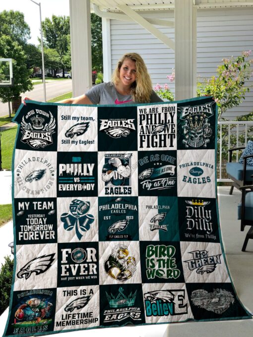 Philadelphia Eagles Blanket Quilt Rze2