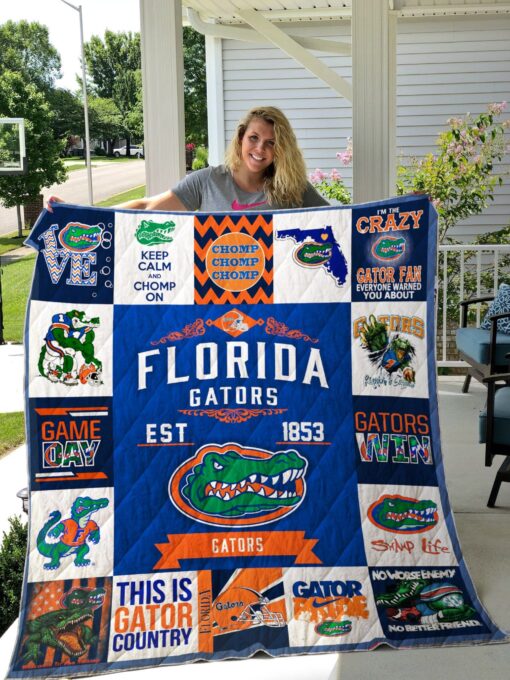 Florida Gators Blanket Quilt Rze2
