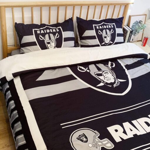 Las Vegas Raiders Bedding Set Rze2 - Image 2