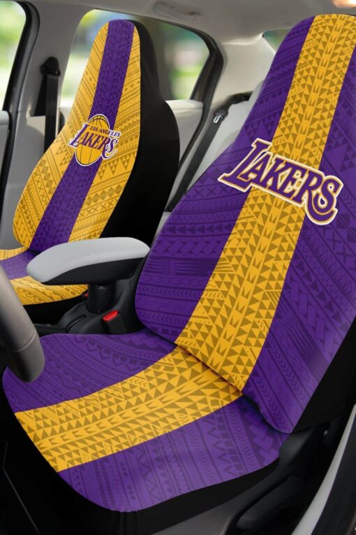 Los Angeles Lakers Seat Covers Rze2 - Image 2