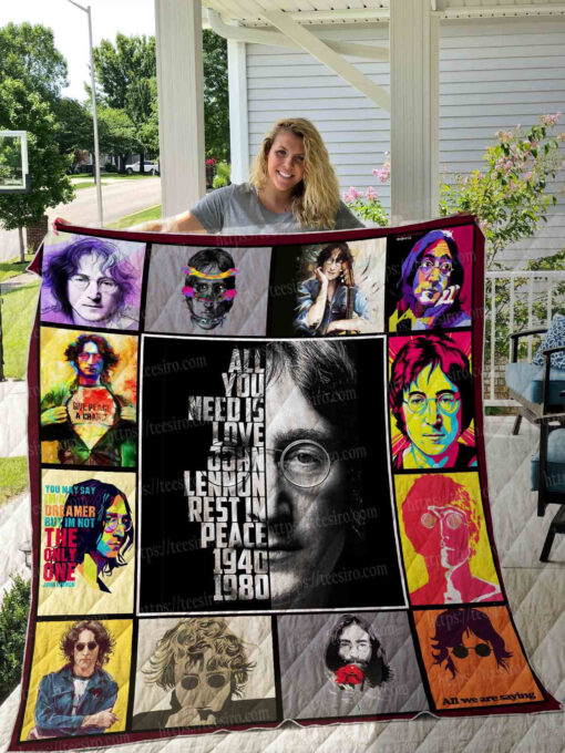 John Lennon Blanket Quilt Rze2