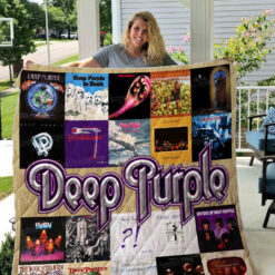 Deep Purple Blanket Quilt B22