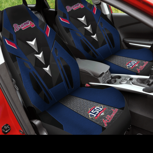Atlanta Braves Lover Car Seat Covers B21 - Image 6