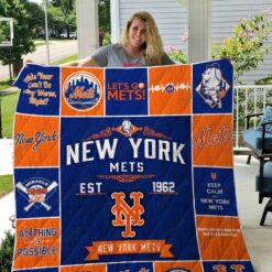 New York Mets Blanket Quilt TH21