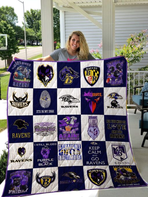 Baltimore Ravens Blanket Quilt B20