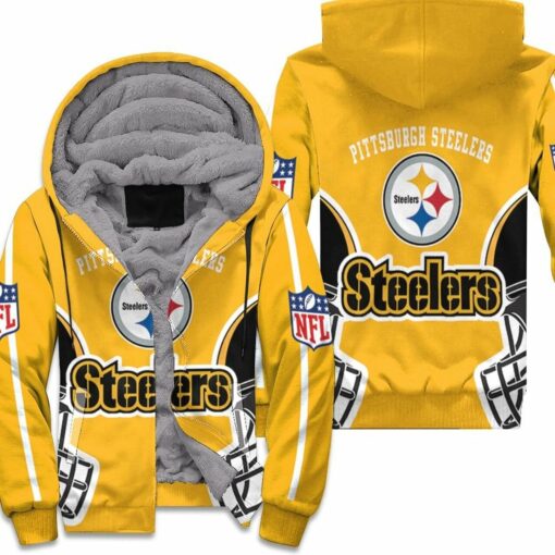 Pittsburgh Steelers NFL Fleece Jacket Rze1
