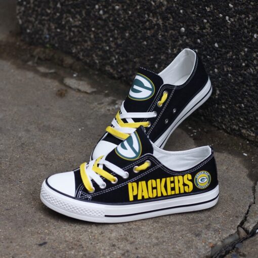 Green Bay Packers Low Top Shoes B20 - Image 2